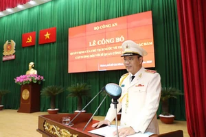 1 phó giám đốc công an TP.HCM được thăng hàm thiếu tướng