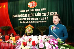 Nữ Bí thư Tỉnh ủy Ninh Bình tái đắc cử nhiệm kỳ mới