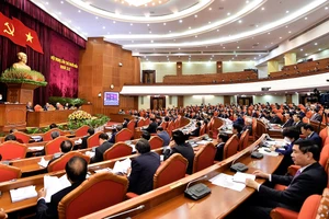 Các đại biểu dự Hội nghị Trung ương lần thứ 14. Ảnh: VGP