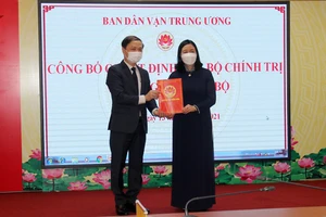 Bộ Chính trị điều động nhân sự mới Ban Dân vận Trung ương