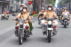 Ra quân tuần tra, kiểm soát giao thông dịp Tết 2022