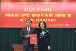 Phó Chủ nhiệm Ủy ban Kiểm tra Trung ương làm Bí thư Tỉnh ủy Hải Dương