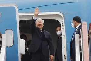 Tổng Bí thư Nguyễn Phú Trọng đã đến Bắc Kinh, bắt đầu chuyến thăm chính thức Trung Quốc