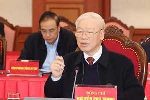 Tổng Bí thư chủ trì buổi làm việc với Ban Thường vụ Thành ủy TP.HCM