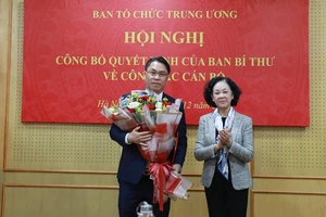 Ban Tổ chức Trung ương có phó trưởng ban mới