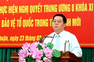Ông Nguyễn Trọng Nghĩa: Ninh Thuận cần tư duy mới về quốc phòng, an ninh