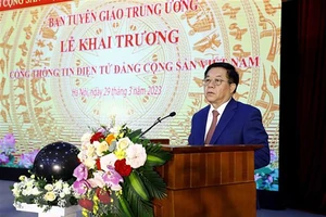 Khai trương Cổng thông tin điện tử Đảng Cộng sản Việt Nam
