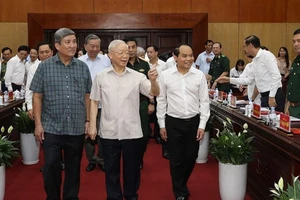 Tổng Bí thư làm việc với lãnh đạo chủ chốt tỉnh Lạng Sơn