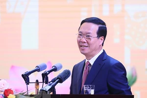 Chủ tịch nước Võ Văn Thưởng dự Lễ kỷ niệm 65 năm Bác Hồ thăm Lào Cai