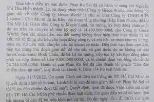 1 phó giám đốc công ty về bất động sản ở TP.HCM bị truy nã