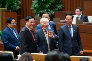 Hình ảnh Tổng Bí thư Nguyễn Phú Trọng tại phiên khai mạc kỳ họp bất thường của Quốc hội