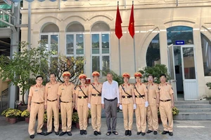 Bộ trưởng Tô Lâm thăm Đội Tuần tra dẫn đoàn, Phòng CSGT Công an TP.HCM