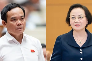 Phó Thủ tướng Trần Lưu Quang, Bộ trưởng Nội vụ Phạm Thị Thanh Trà nhận thêm nhiệm vụ mới