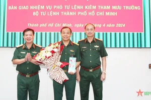 Đại tá Vũ Văn Điền làm Phó tư lệnh, Tham mưu trưởng Bộ tư lệnh TP.HCM