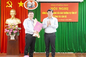 Đồng Tháp có tân trưởng ban Nội chính Tỉnh ủy