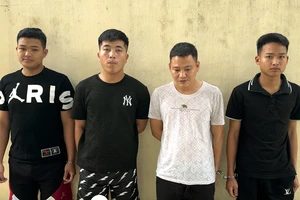 Giữ hai cha con trái pháp luật, 4 thanh niên ở Thanh Hóa bị bắt giam
