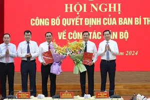 Tin nhân sự mới: Điều động, bổ nhiệm nhiều cán bộ chủ chốt
