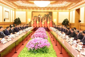 Tổng Bí thư, Chủ tịch nước Tô Lâm hội đàm Tổng Bí thư, Chủ tịch nước Trung Quốc