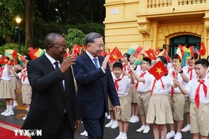 Tổng Bí thư, Chủ tịch nước Tô Lâm chủ trì lễ đón chính thức, hội đàm với Tổng thống Guinea-Bissau