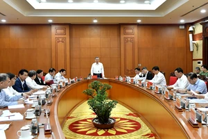 Hình ảnh: Tổng Bí thư chủ trì cuộc họp Ban Chỉ đạo Trung ương về phòng, chống tham nhũng, lãng phí, tiêu cực