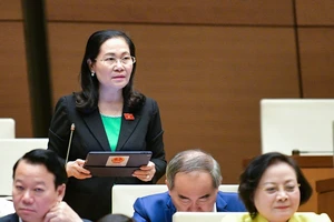 Chủ tịch HĐND TP.HCM Nguyễn Thị Lệ nêu ý kiến tại phiên thảo luận.