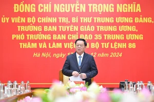 Đoàn công tác Ban Chỉ đạo 35 Trung ương thăm, làm việc với Bộ Tư lệnh 86