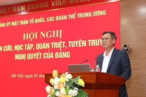 Sắp xếp lại các tổ chức chính trị - xã hội, hội quần chúng 