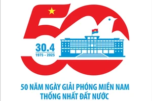 Công bố biểu trưng Kỷ niệm 50 năm Ngày Giải phóng miền Nam, thống nhất đất nước