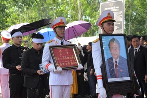 Lễ an táng nguyên Chủ tịch nước Trần Đức Lương