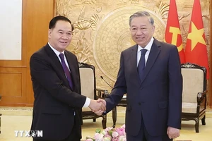 Tổng Bí thư Tô Lâm tiếp Chánh Văn phòng Trung ương Đảng Nhân dân Cách mạng Lào