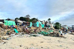 Đắk Lắk: Bão số 13 làm 12 nhà sập, hơn 300 nhà tốc mái