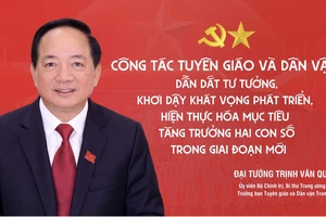 Đại tướng Trịnh Văn Quyết: Tuyên giáo và dân vận phải mở đường cho khát vọng phát triển