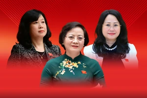 Ba bóng hồng trong bộ máy Chính phủ nhiệm kỳ mới