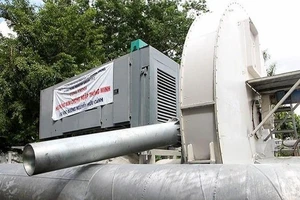 Siêu máy bơm chống ngập hoạt động trở lại 