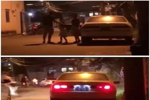 Tài xế xe biển xanh hú còi inh ỏi đổ thừa cho... con trai