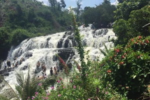 Độc, lạ thác 5 tầng hút khách du lịch dịp lễ ở Đắk Nông