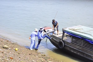 Đưa máy quét 3D đến khu vực cầu Ghềnh bị sập