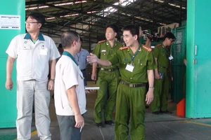  Đình chỉ kho pha chế sơn của 1 công ty do không đảm bảo an toàn