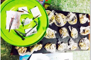 Công an thu giữ cả 'kho vàng' trên mái nhà nghi phạm 