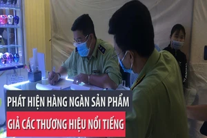Phát hiện hàng ngàn sản phẩm giả các thương hiệu nổi tiếng 