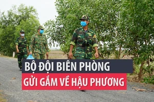 Phóng sự: Thăm bộ đội biên phòng biên giới Tây Nam mùa dịch
