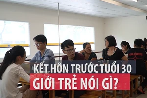 Các bạn trẻ nghĩ gì về việc kết hôn trước tuổi 30