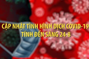 Tình hình dịch COVID-19 ở Việt Nam tính đến trưa 24-8 