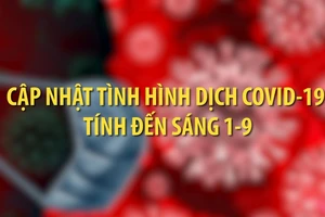 Tình hình dịch COVID-19 ở Việt Nam tính đến trưa 1-9