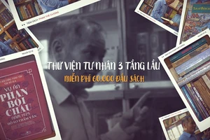 Thư viện tư nhân 3 tầng lầu, miễn phí 60.000 đầu sách