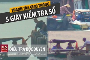 Video: TTGT kiểm sổ không sót tàu, thuyền nào ở sông Đồng Nai 