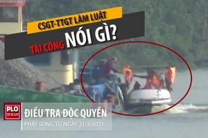 Video: Lái tàu nói về việc bị 'làm luật' trên sông Đồng Nai