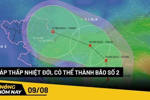Nóng hôm nay : Áp thấp nhiệt đới, có thể thành bão số 2
