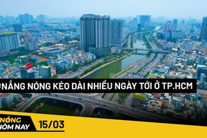 Nóng hôm nay: Nắng nóng còn kéo dài nhiều ngày tới ở TP.HCM