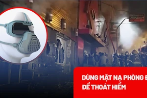 Cách dùng mặt nạ phòng độc, thang dây thoát hiểm khi xảy ra hỏa hoạn